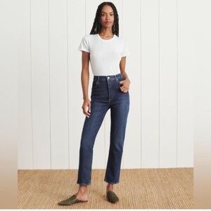 AGOLDE Jamie high Rise Dark Rinse Jeans Sz 30 100% Cotton A077-983